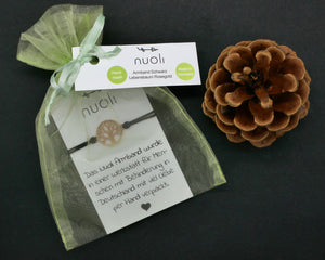 Nuoli Lebensbaum Armband Rosegold