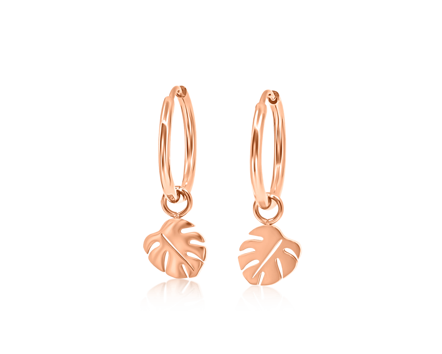 Creolen Monstera Blatt