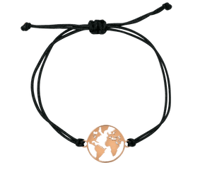 Weltkugel Armband